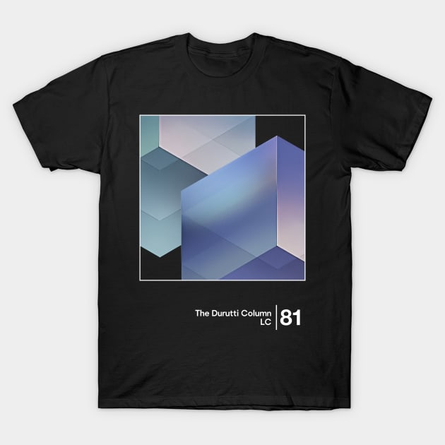 The Durutti Column / Minimal Graphic Design Tribute T-Shirt by saudade